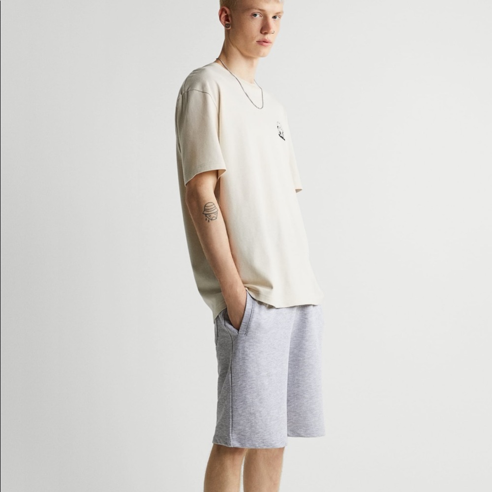 Nwt Zara Basic Jogging Shorts - image 2